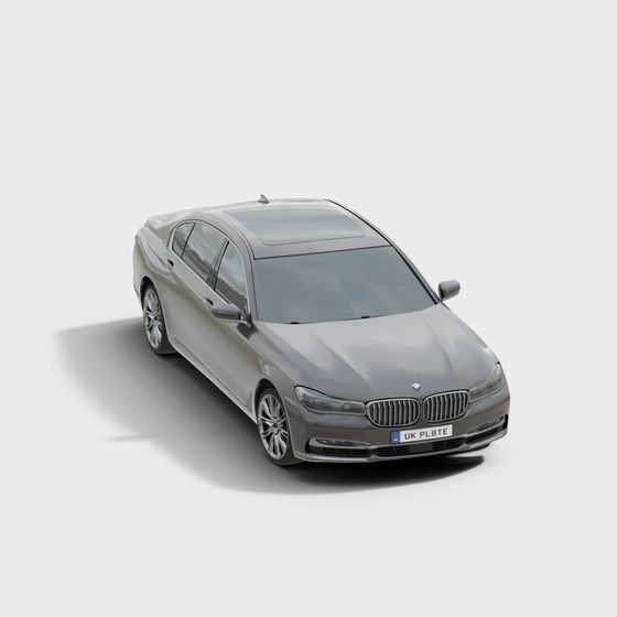 Luxury Sedan 3D Model