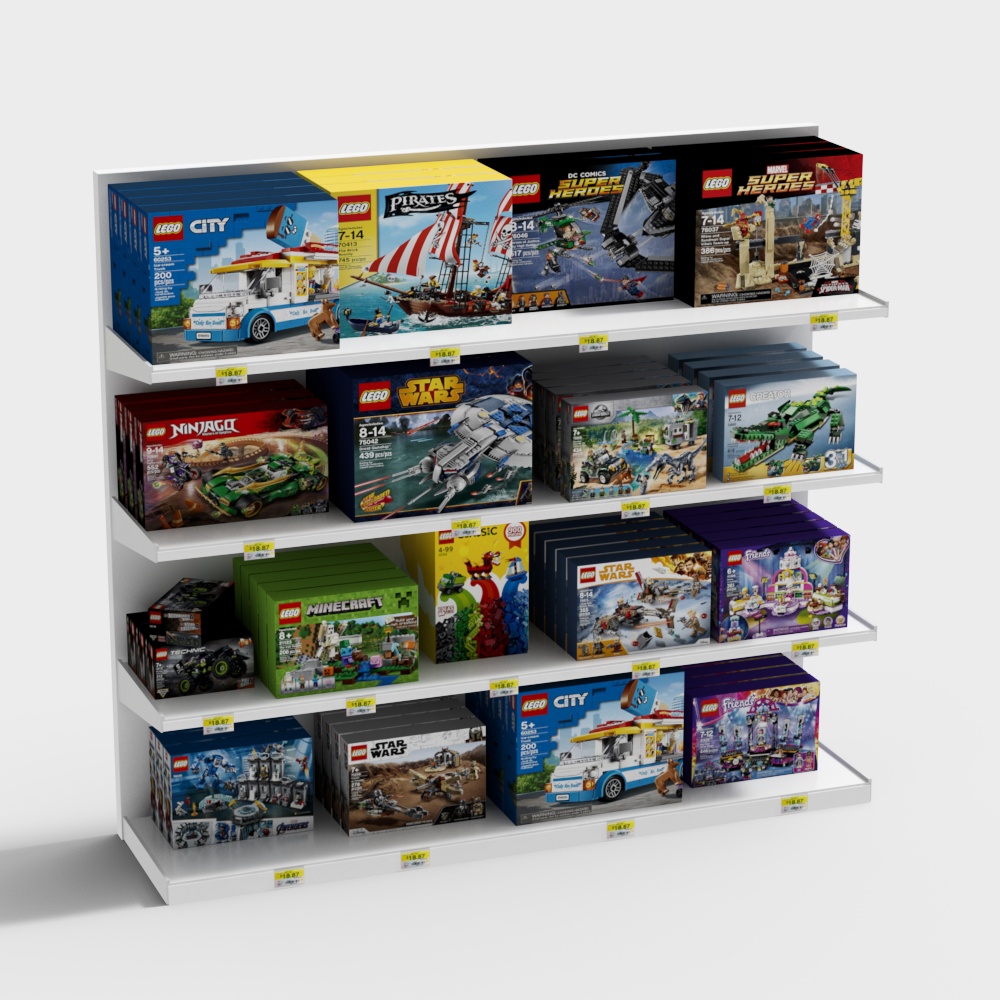Toy store shelf