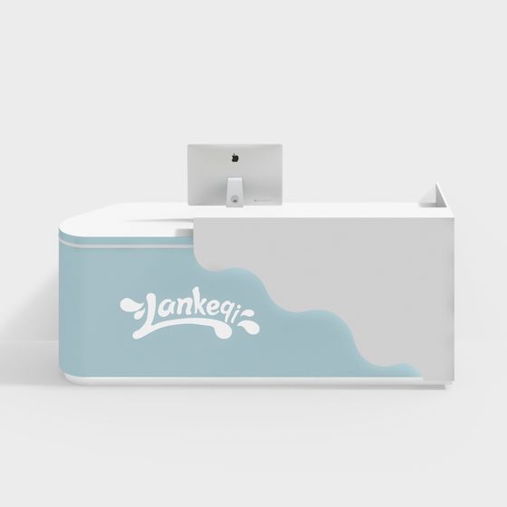 Lankeqi Reception Desk 3D model