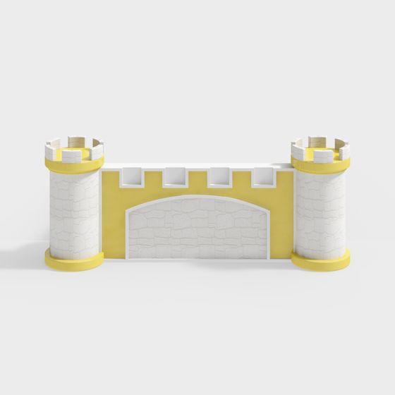 Fairy Tale Castle Gate 3D model