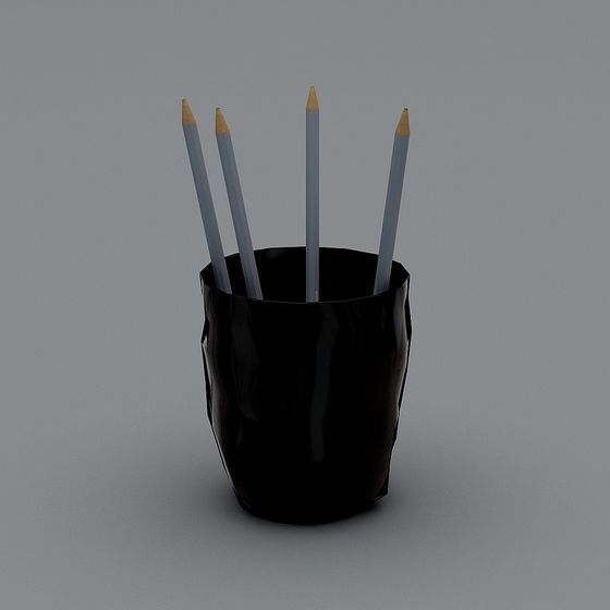 Minimalist Pencil Holder 3D model