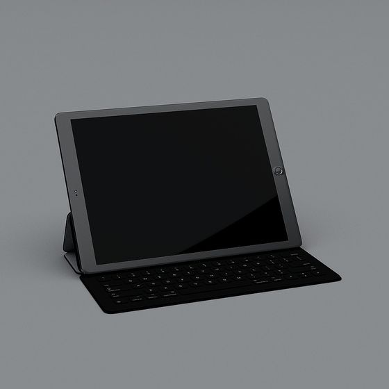Stylish Low-Poly Tablet 3D Model for Creative Projects