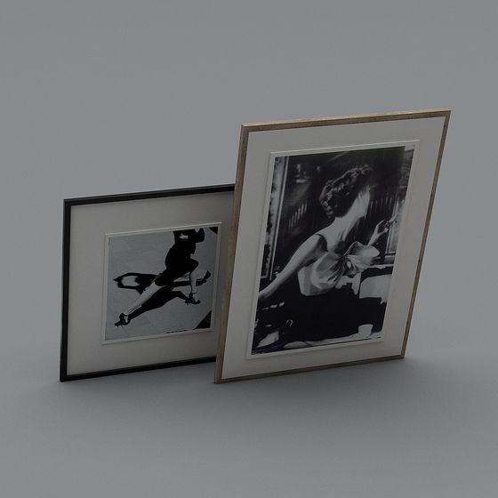 Vintage Frame 3D model - Retro Aesthetic