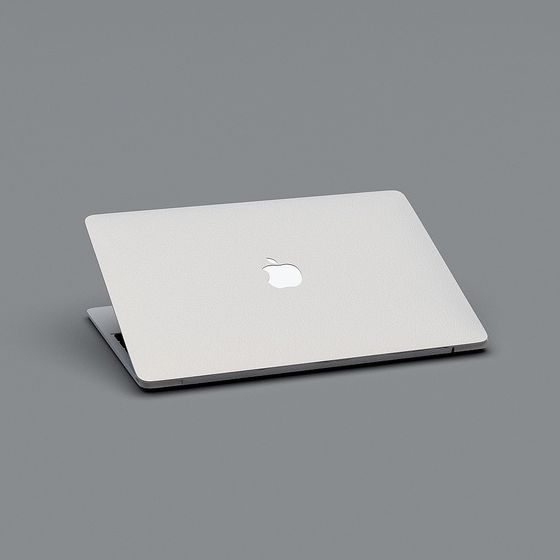 Minimalist Low-Poly Laptop 3D model