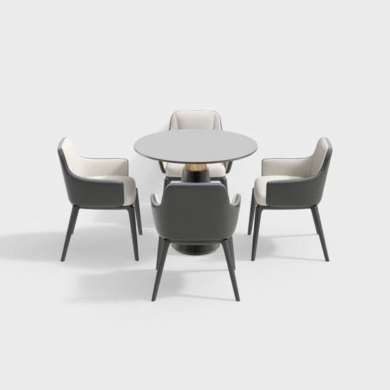 Urban Lounge 3D model for Modern Interiors