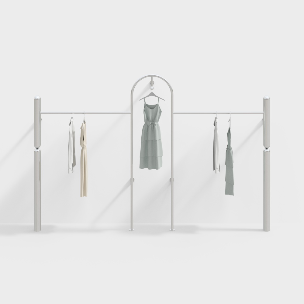 Clothing store display rack