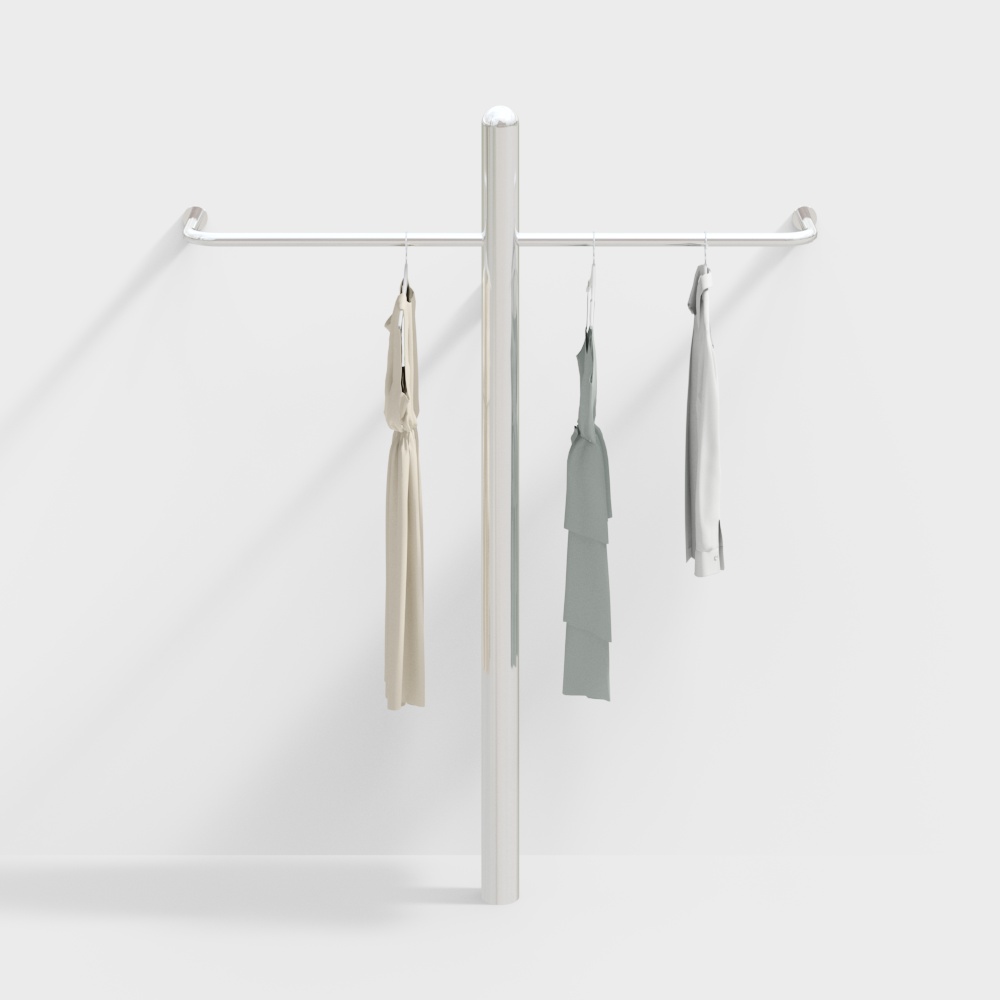 Clothing store display rack