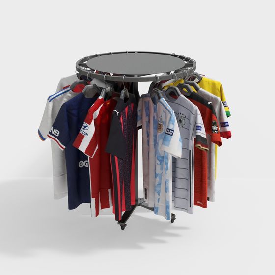 Stylish Rotating Clothes Hanger 3D model