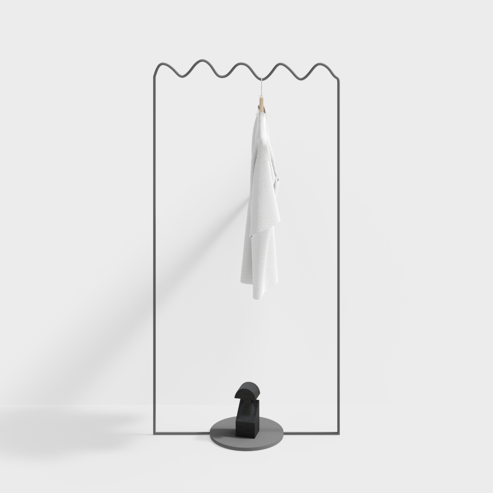 Clothing store display rack