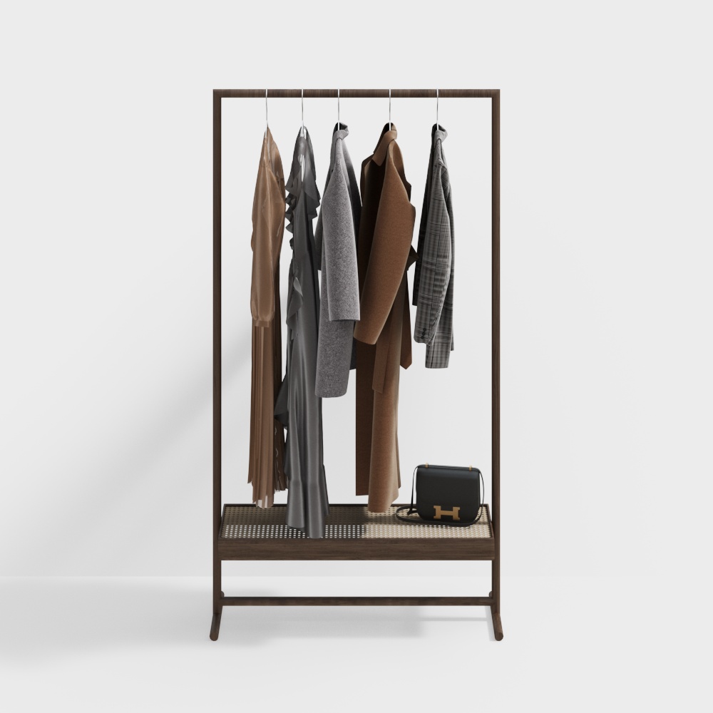 Clothing store display rack