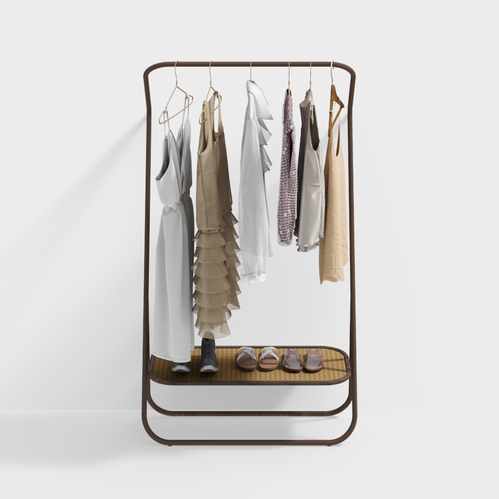 Clothing store display rack