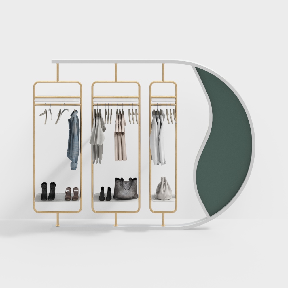 Bekleidungsgeschäft Ausstellungsregal