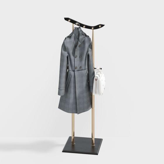 Stylish Clothes Hanger 3D model for Creative Projects