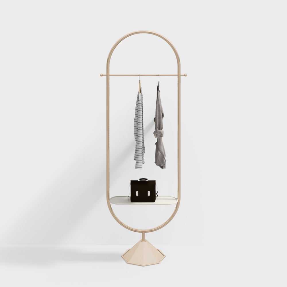 Clothing store display rack