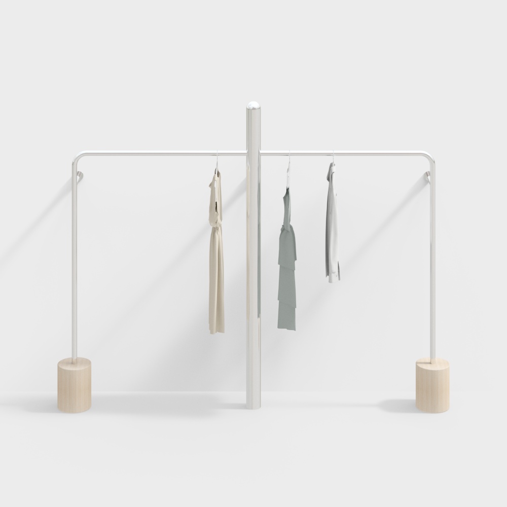 Clothing store display rack