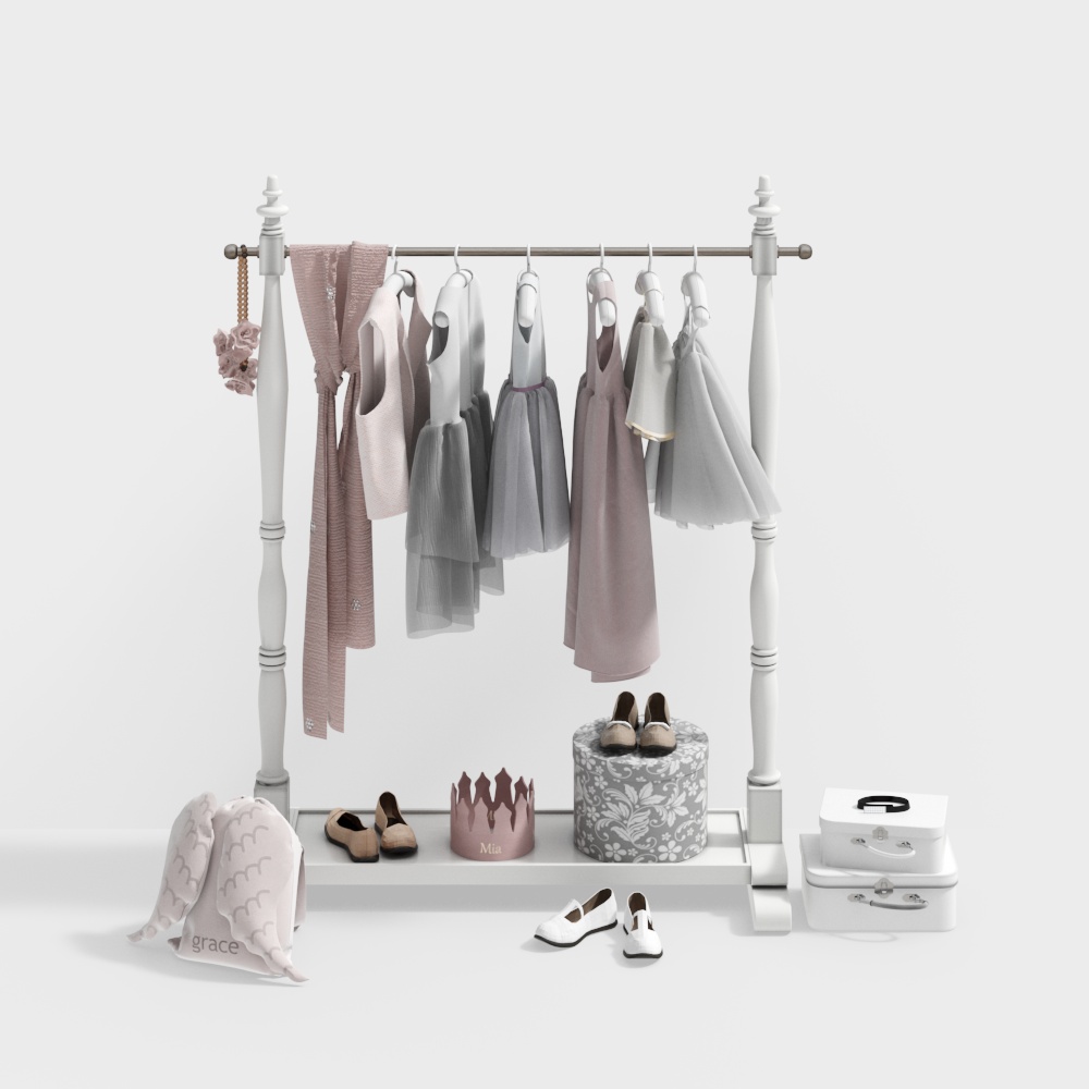 의류 매장 진열대