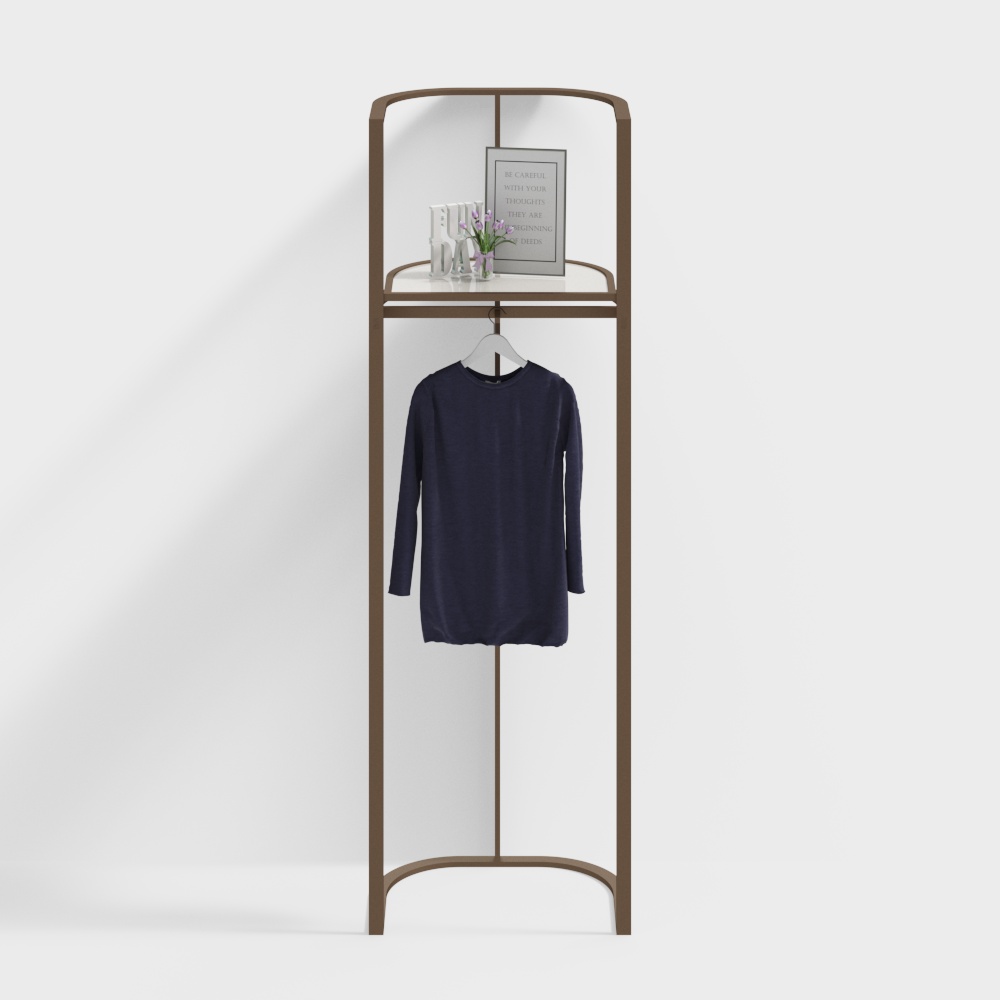 Clothing store display rack