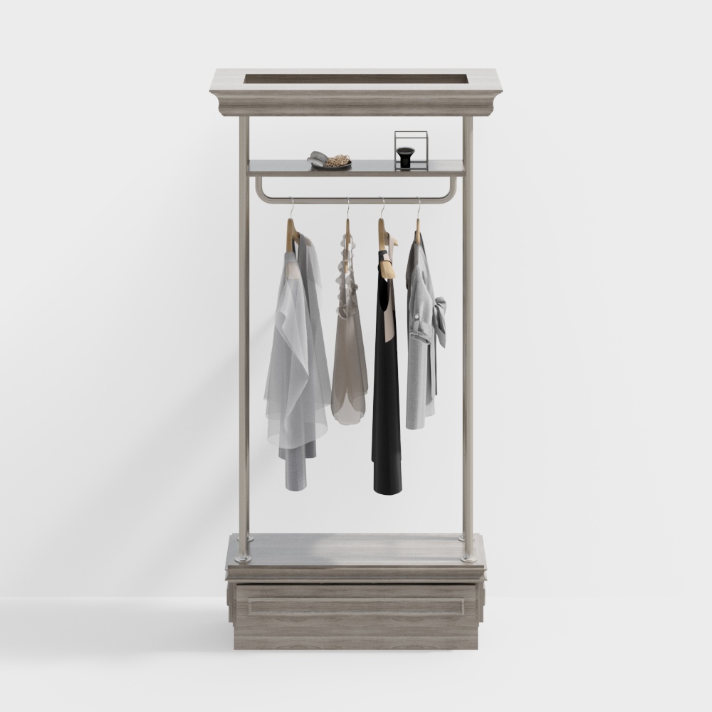 Clothing store display rack