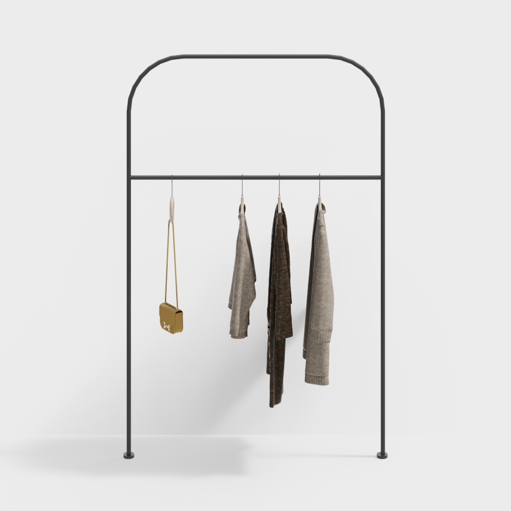 Clothing store display rack