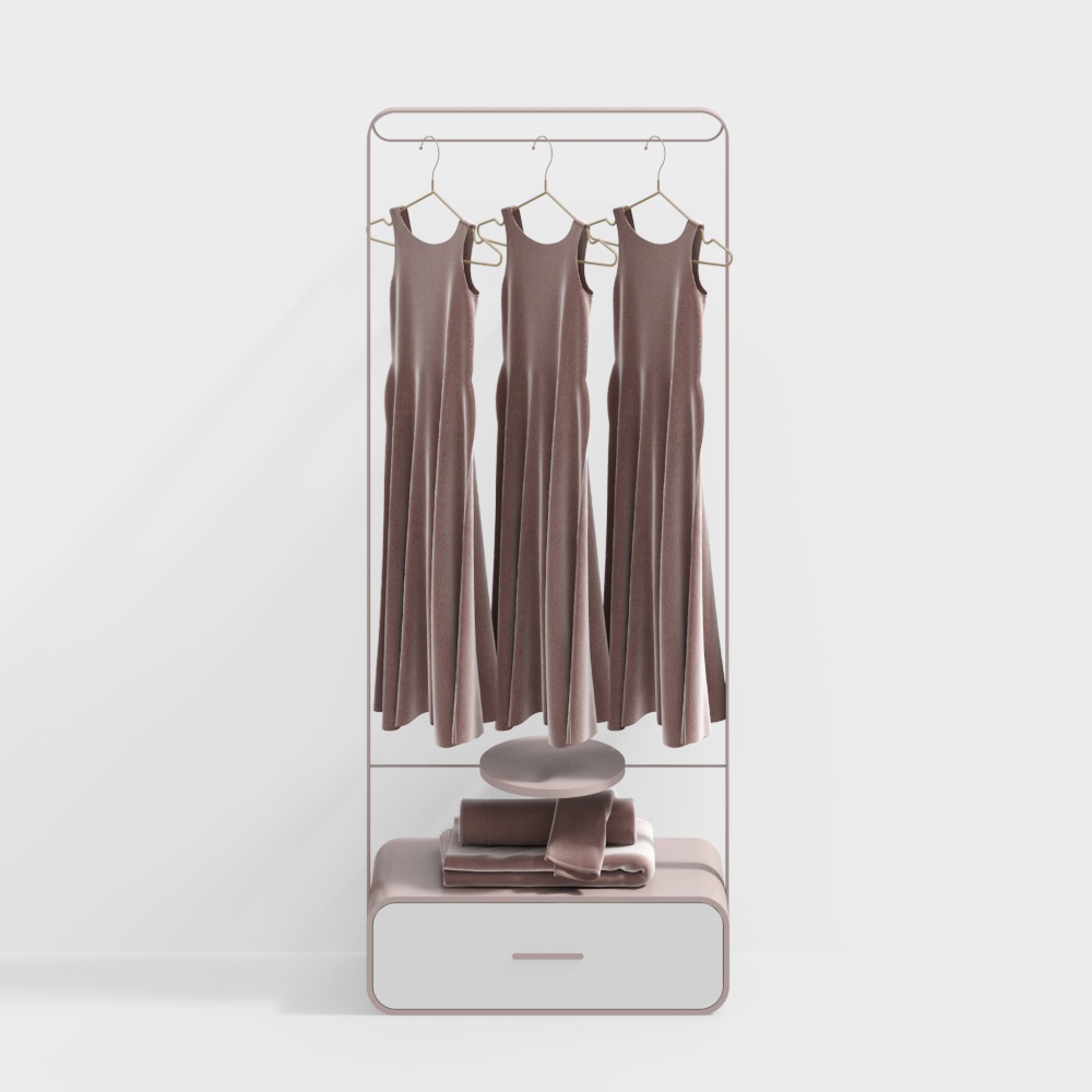 Clothing store display rack