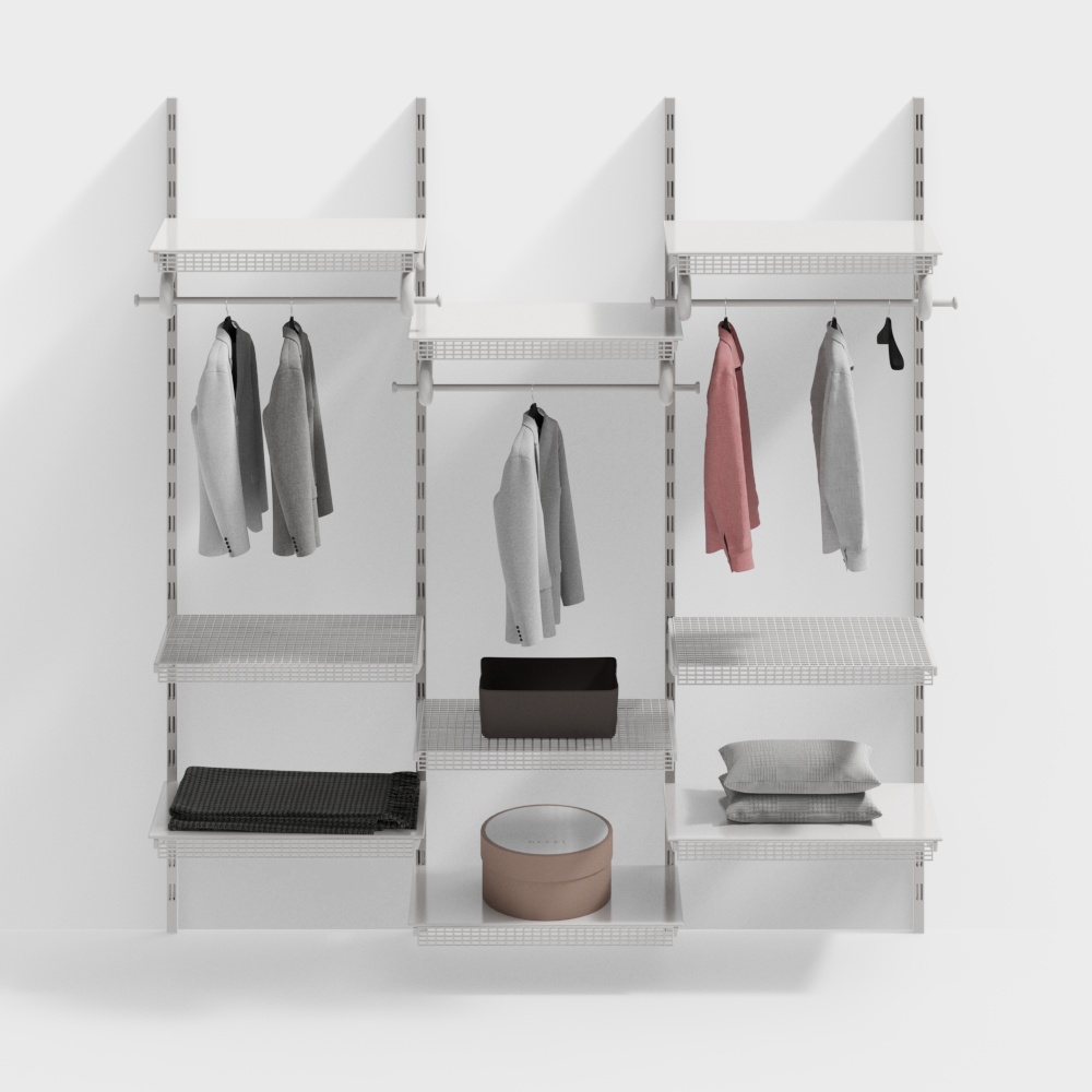 Clothing store display rack