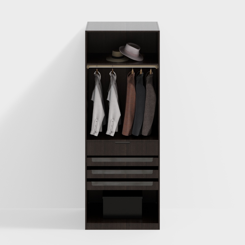 Clothing store display rack