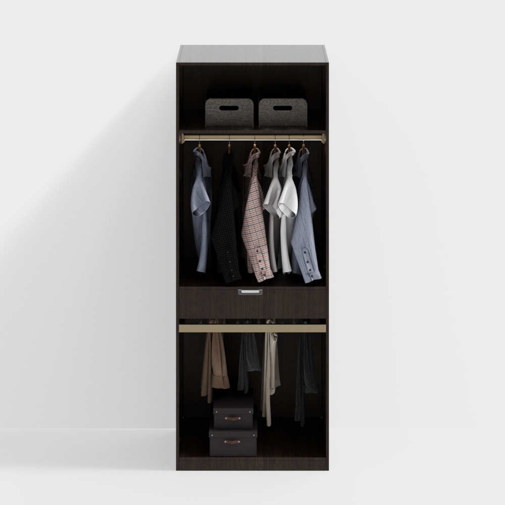 Clothing store display cabinet