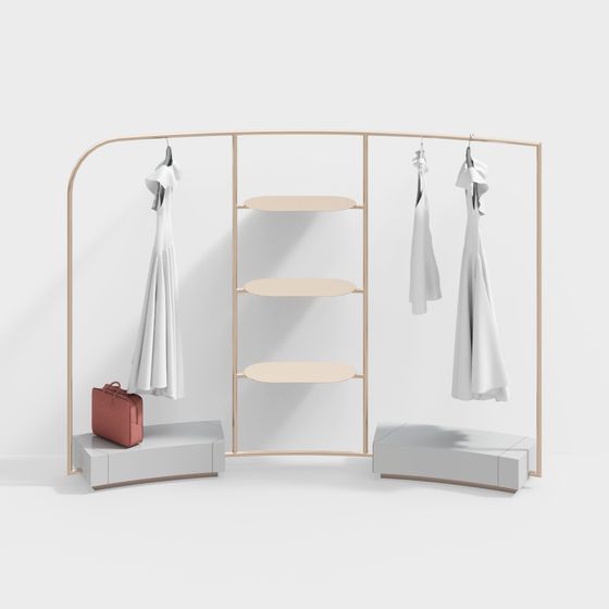 의류 매장 진열대