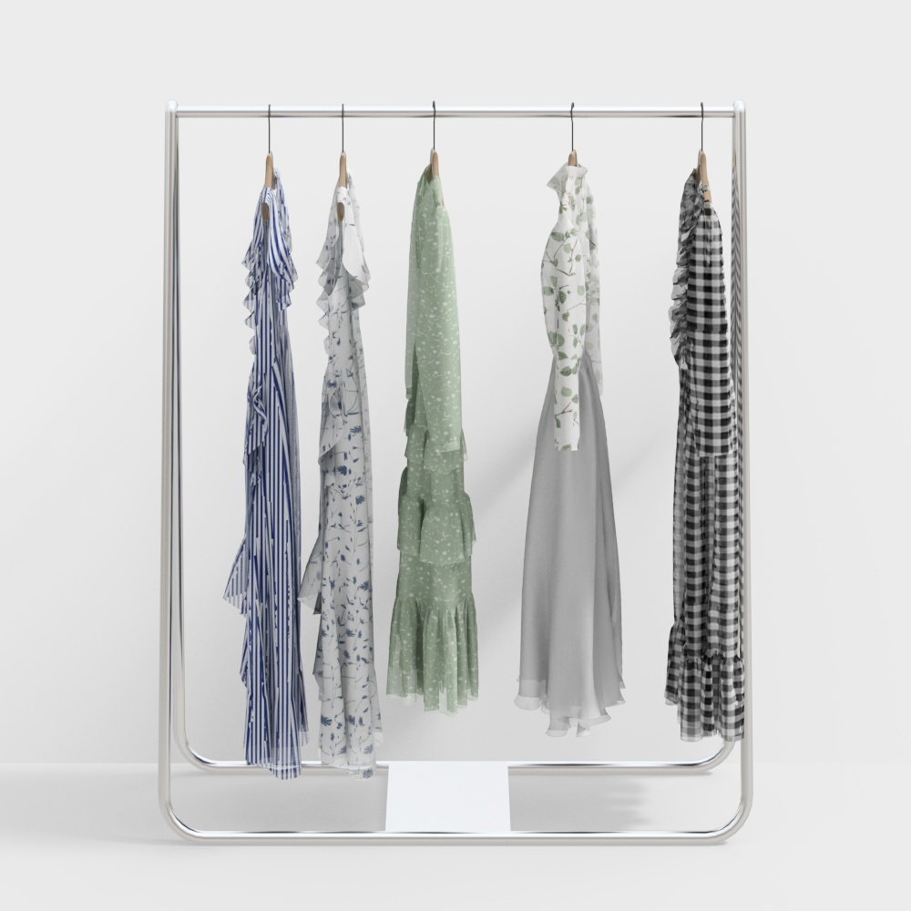 Clothing store display rack