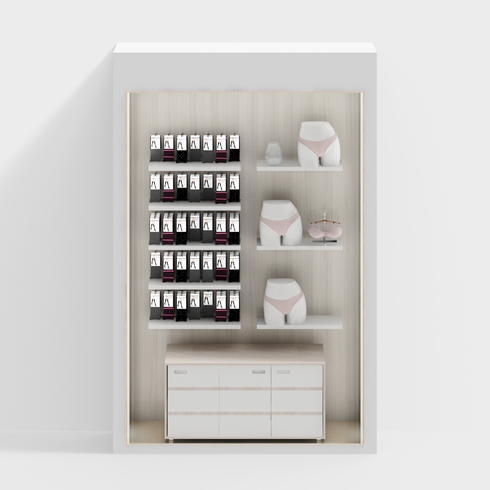 Clothing store display rack