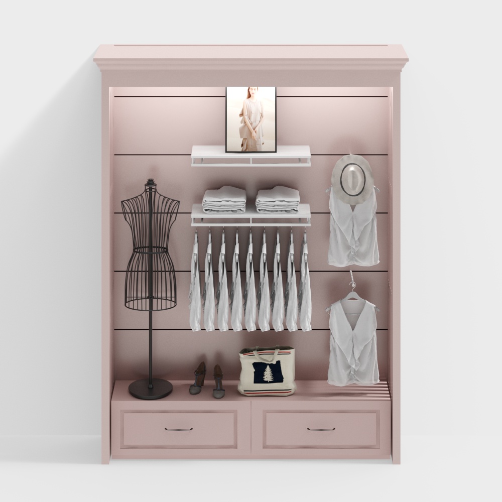 의류 매장 디스플레이 캐비닛