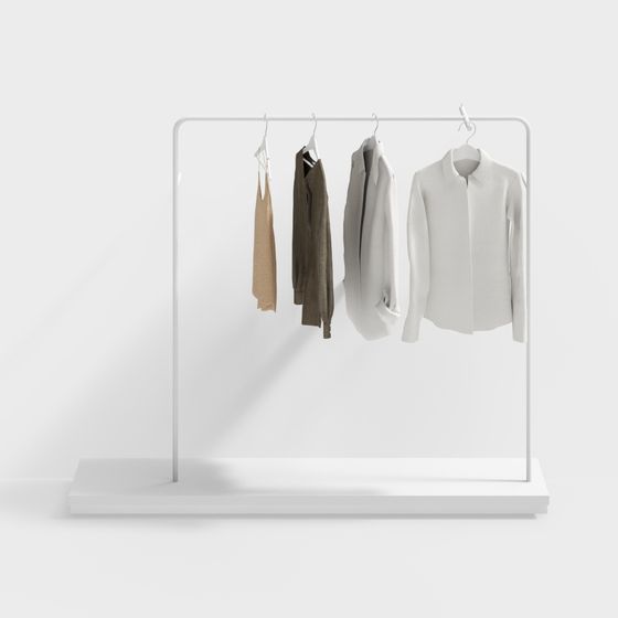 Minimalist Hanger Display 3D model