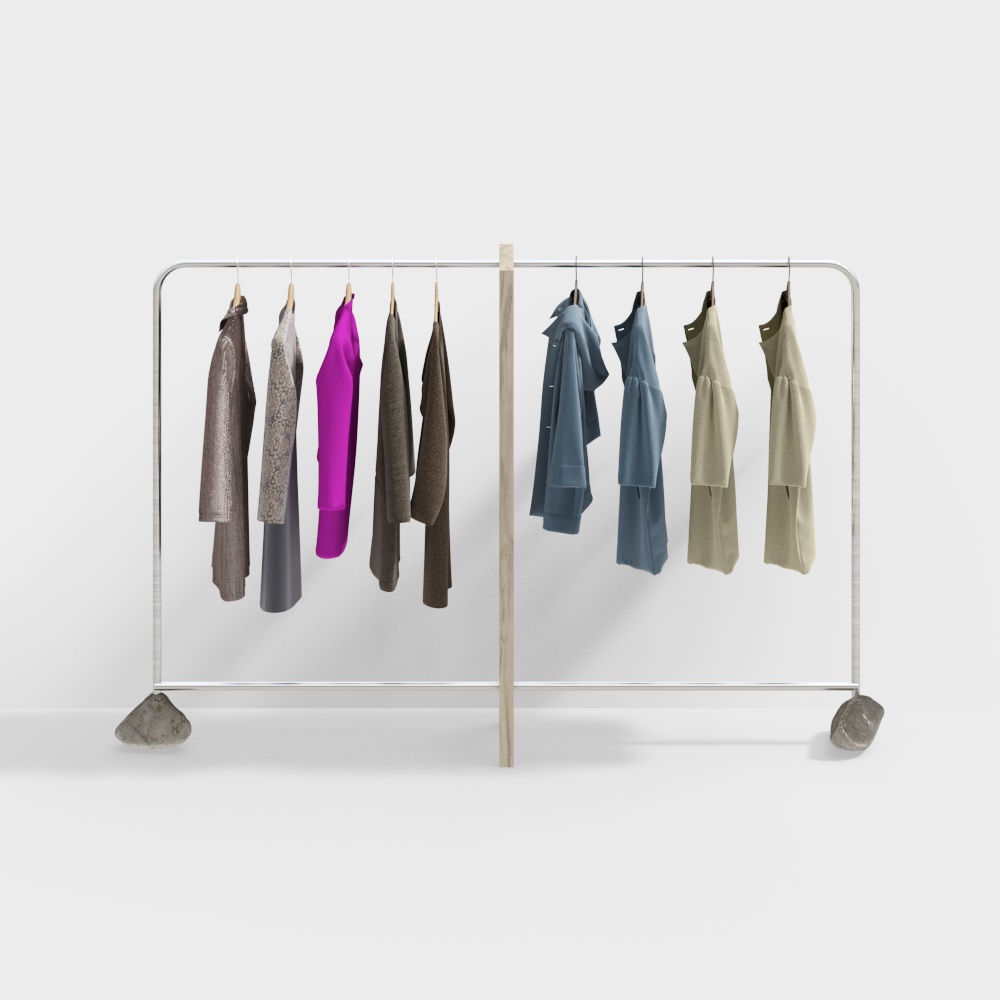 Clothing store display rack
