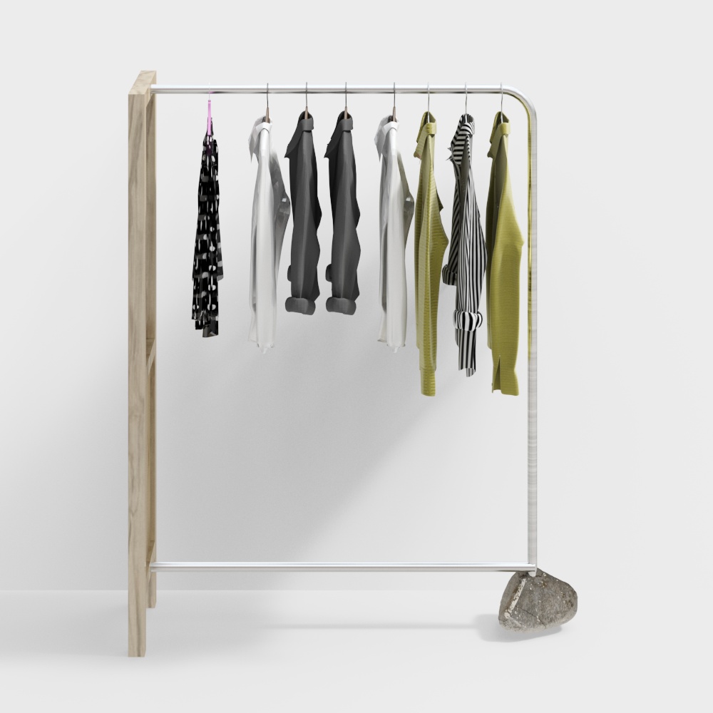 Clothing store display rack