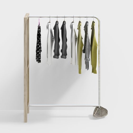 Stylish Hanger 3D model for Modern Aesthetics