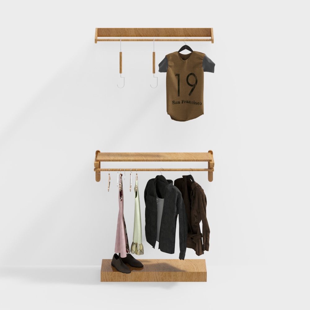 의류 매장 진열대