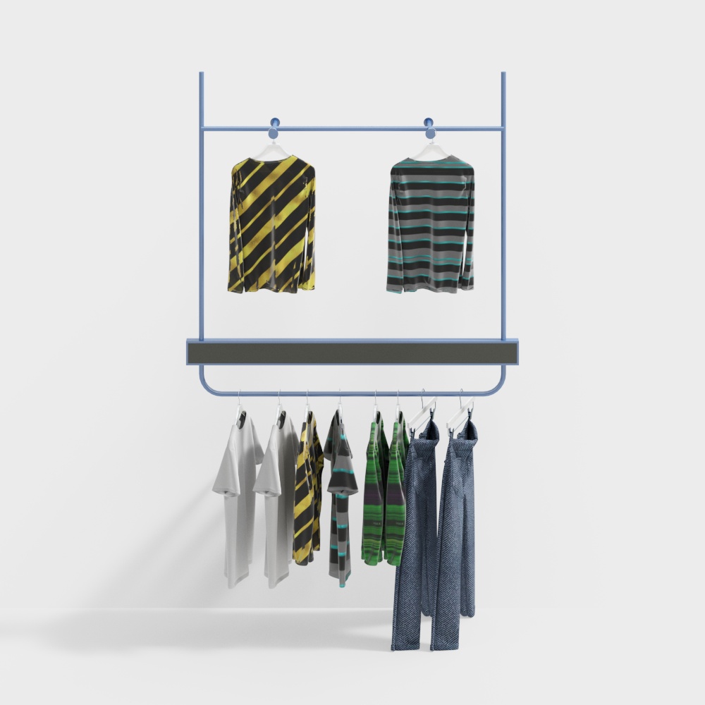 Clothing store display cabinet