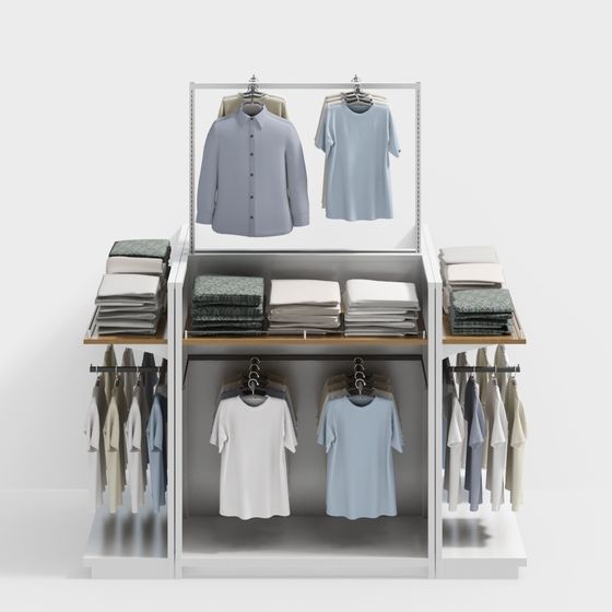 Modern Wardrobe 3D model for Contemporary Interiors