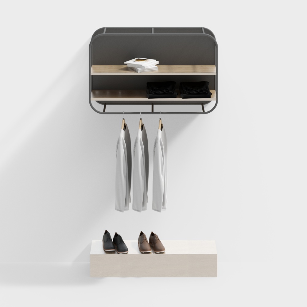 Clothing store display rack