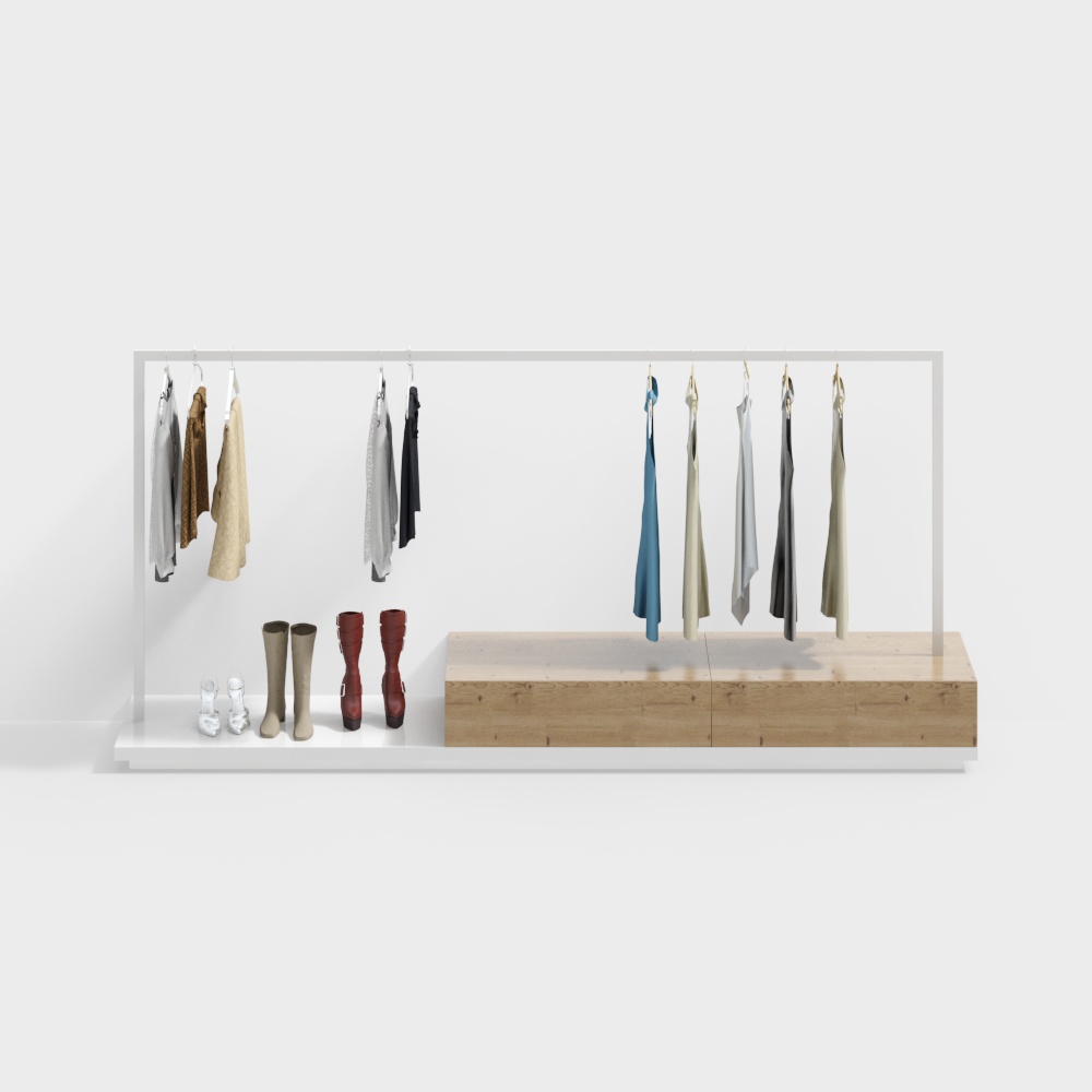 의류 매장 진열대