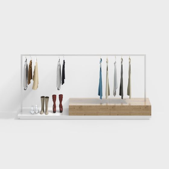 의류 매장 진열대