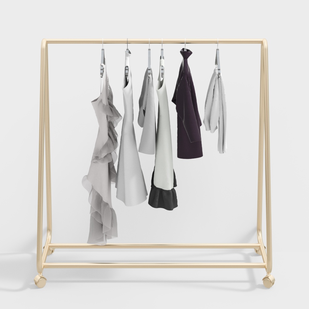 ชั้นวางโชว์ร้านเสื้อผ้า