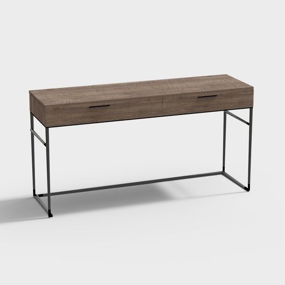 Urban Edge Desk 3D model for Modern Interiors