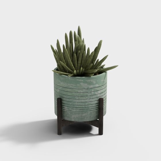 Modern Minimalist Planter 3D model