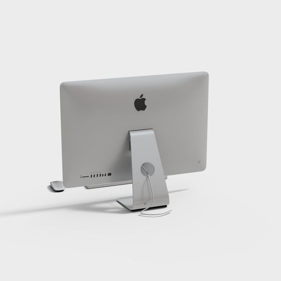 iMac Pro Low Poly 3D Model Design