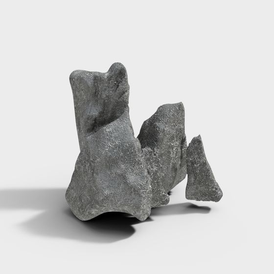 Broken Rock 3D Model
