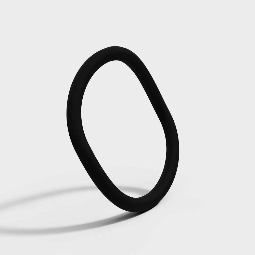 Minimalist Circular Art 3D model