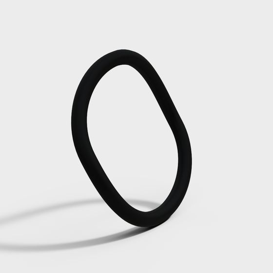 Minimalist Circular Art 3D model