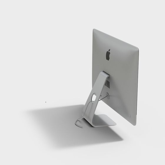 Minimalist Apple Computer 3D Model