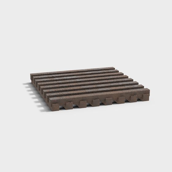 Industrial Metal Grate 3D model